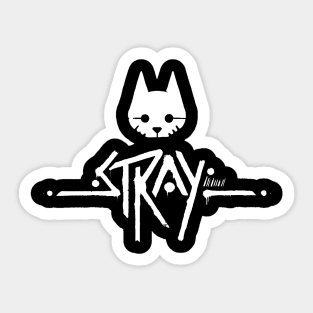 stray cat Sticker